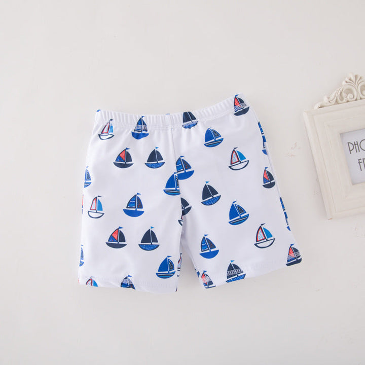 Dive into Summer Fun with Our Kids Short Sleeve Sailing Swimwear!