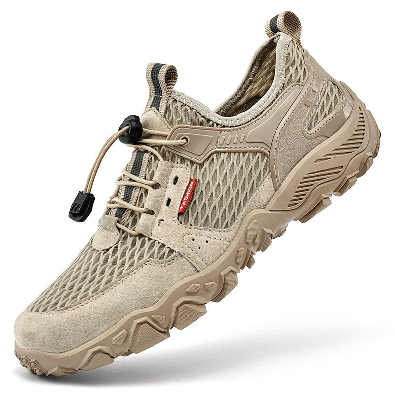 Men's Summer Leather Hiking Shoes