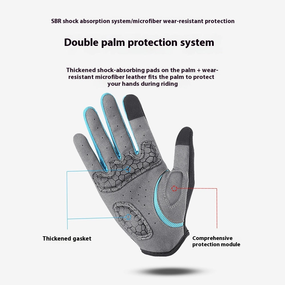Outdoor Mountain Bike Long Finger Gloves