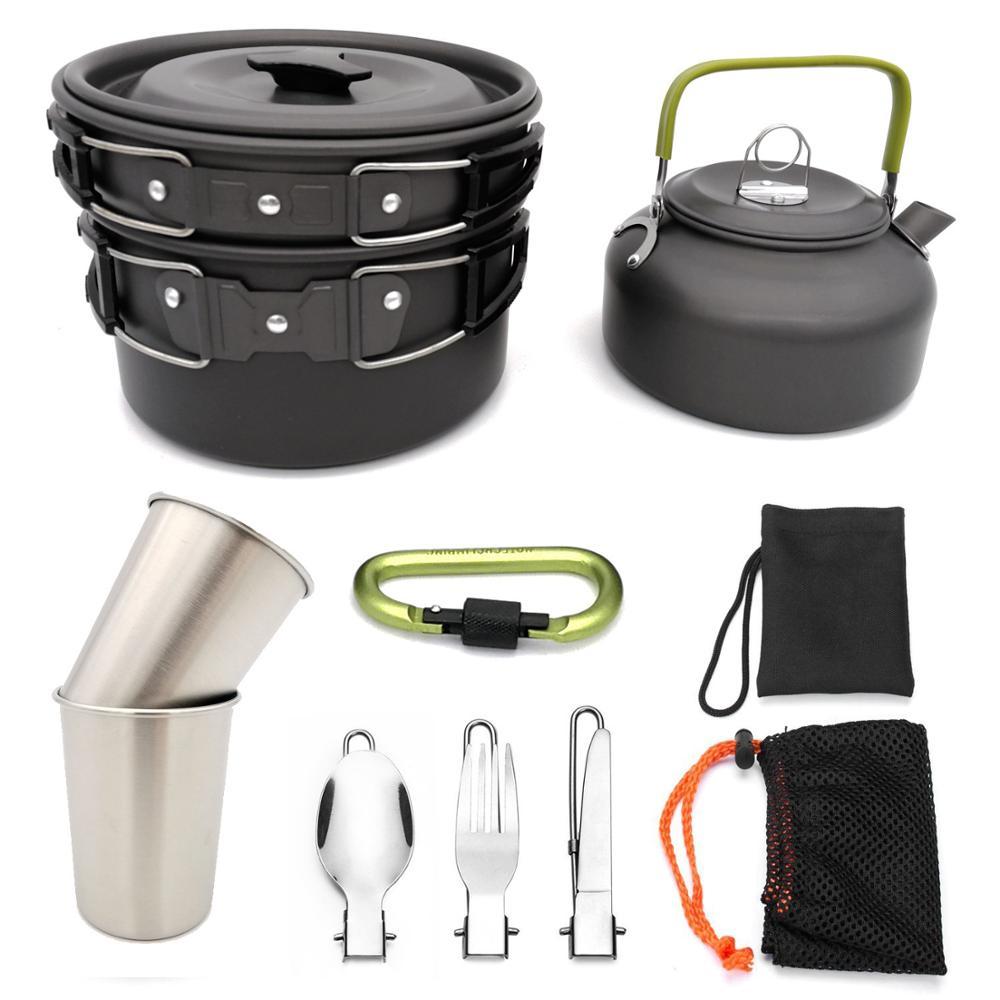 Outdoor Travel Tableware Camping Cookware Set