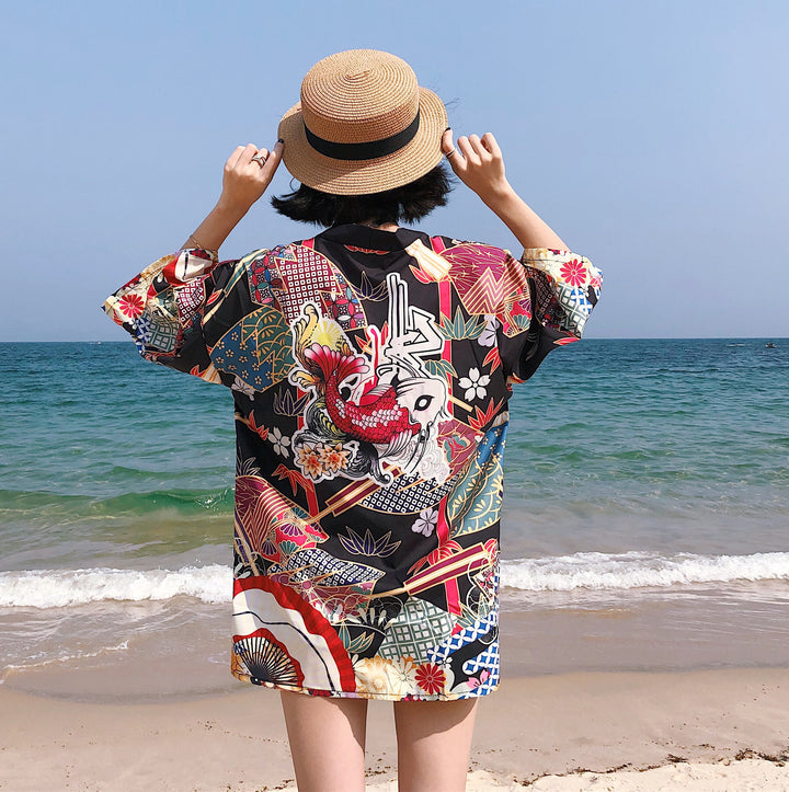 Beach Summer And Wind Loose Sunscreen Clothing