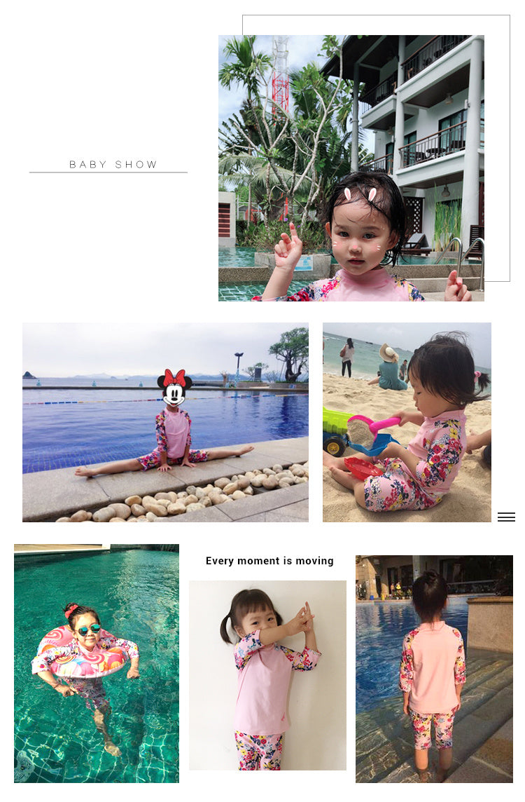 Kids Summer Beach Swimwear Set