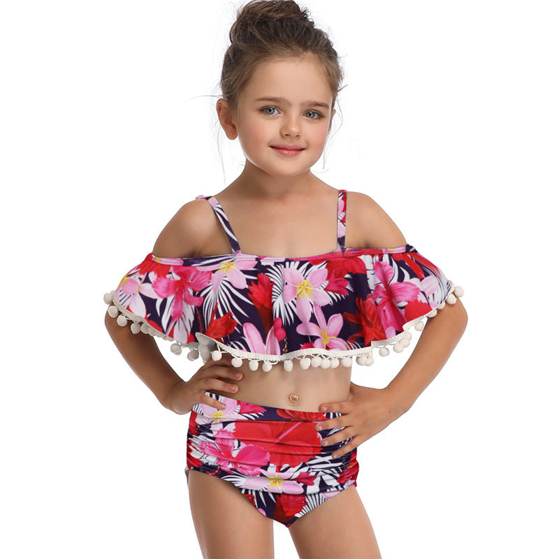 Kids Girls' Swimwear Beach Set