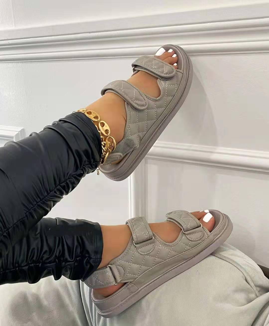Velcro Women Beach Sandals