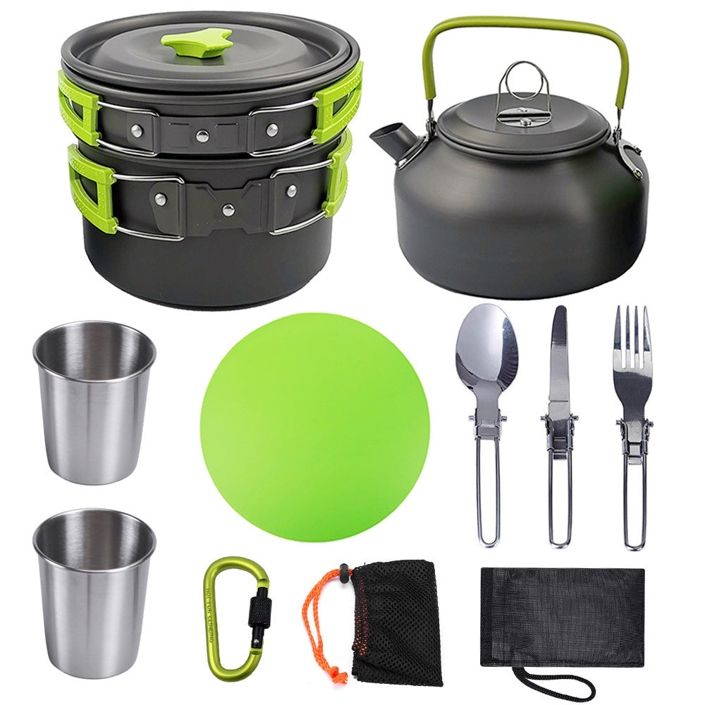 Outdoor Travel Tableware Camping Cookware Set