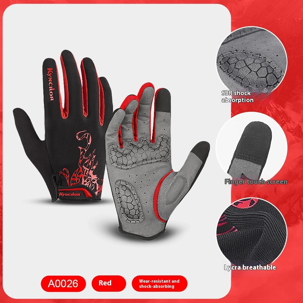 Outdoor Mountain Bike Long Finger Gloves