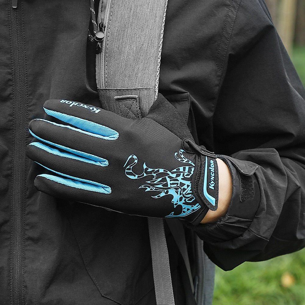 Outdoor Mountain Bike Long Finger Gloves