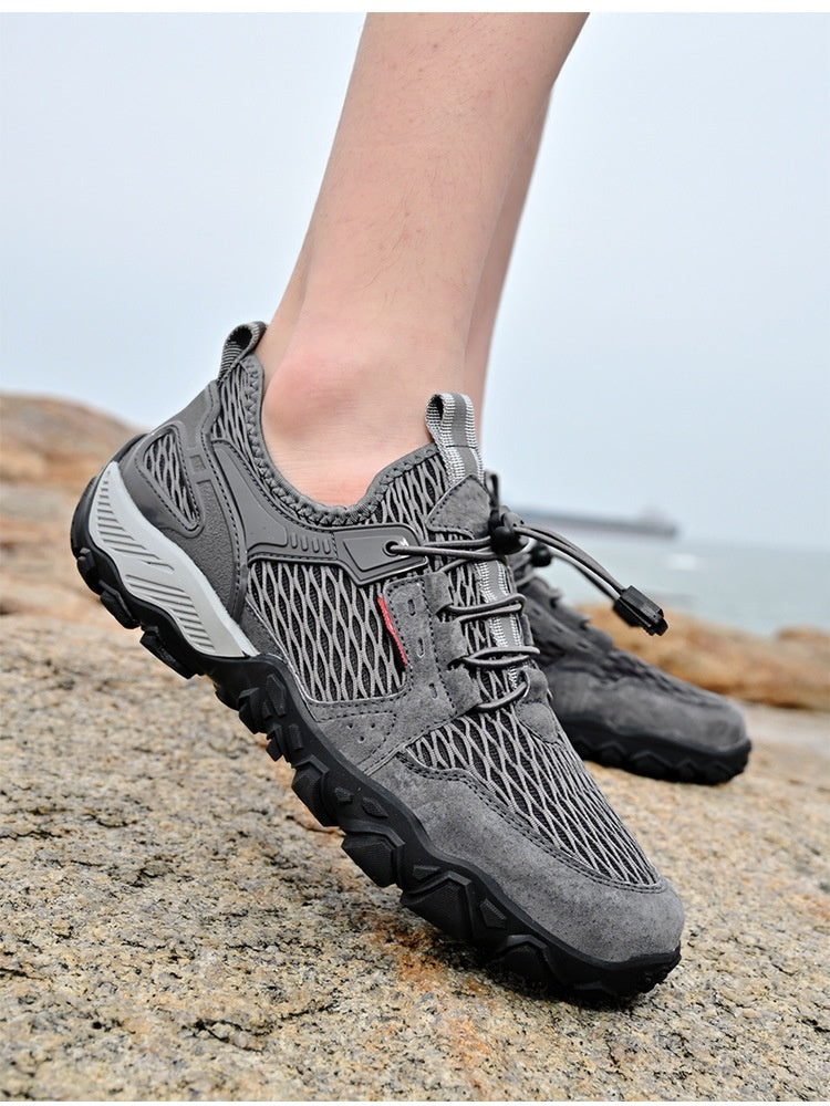Men's Summer Leather Hiking Shoes
