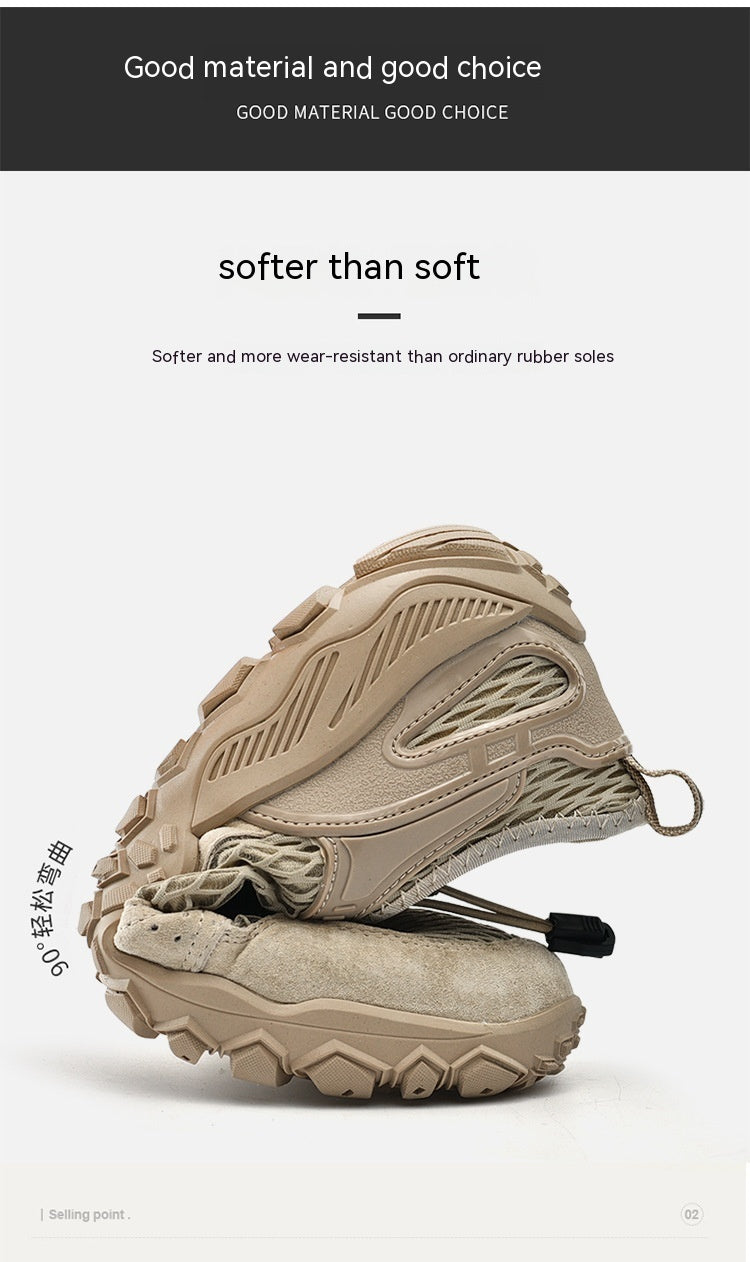 Men's Summer Leather Hiking Shoes