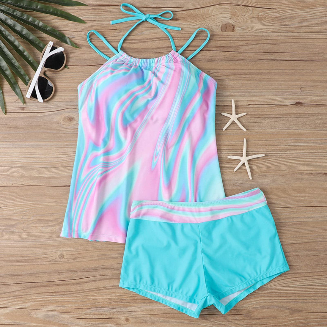 New XL Plus Size Swimwear Two-piece Set