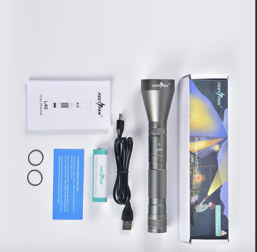 Long Range Outdoor Camping Flashlight