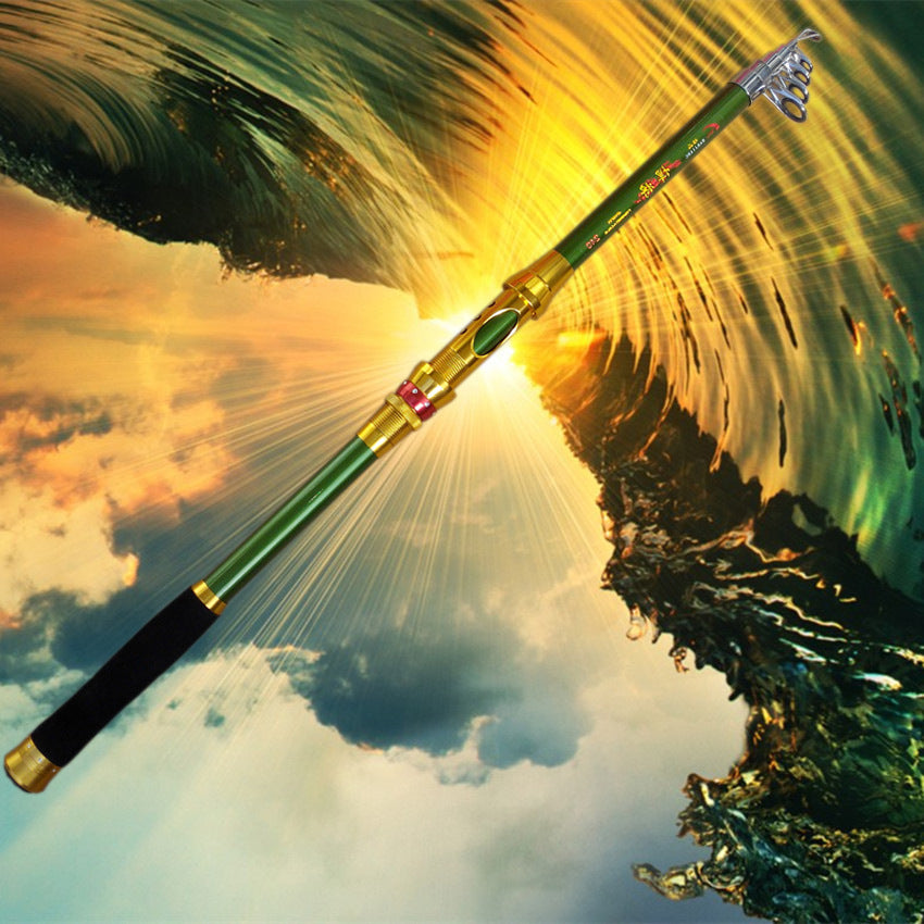 Hard fishing rod
