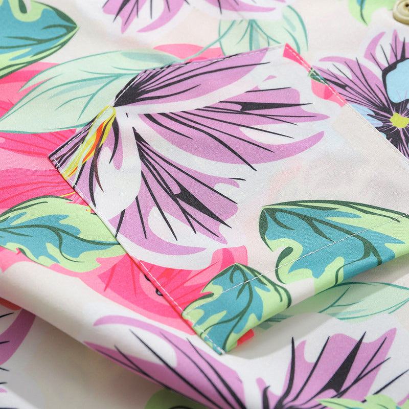 Loose Couple Casual Hawaiian Shirt