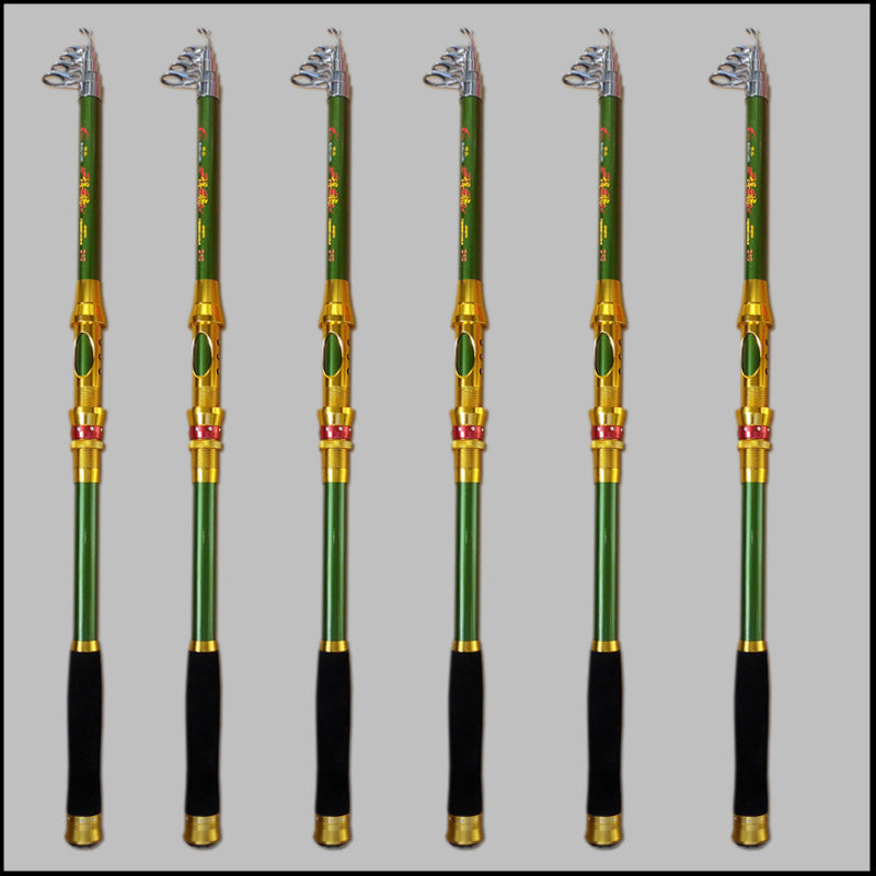 Hard fishing rod