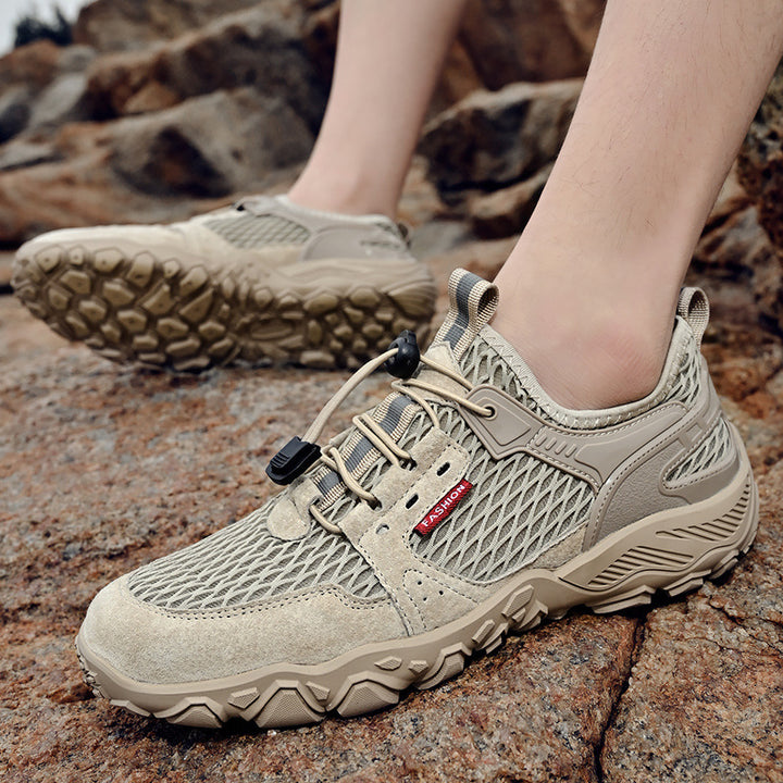 Men's Summer Leather Hiking Shoes