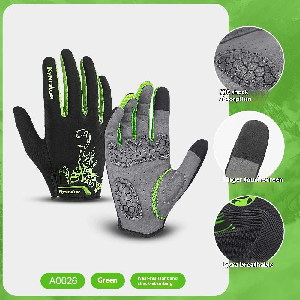Outdoor Mountain Bike Long Finger Gloves