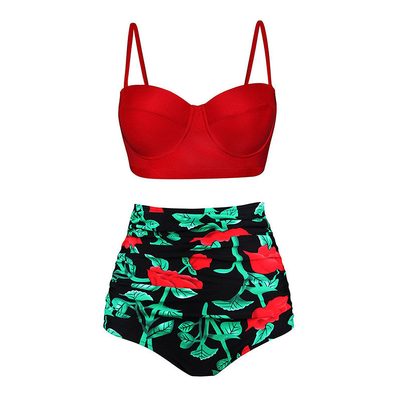 High Waist Bikinis Women Swimsuit