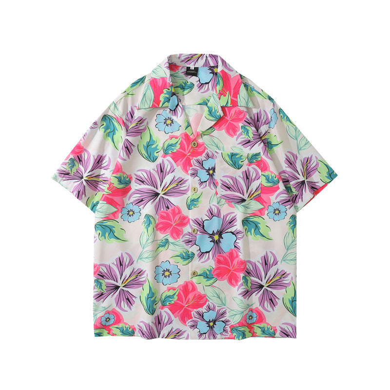 Loose Couple Casual Hawaiian Shirt