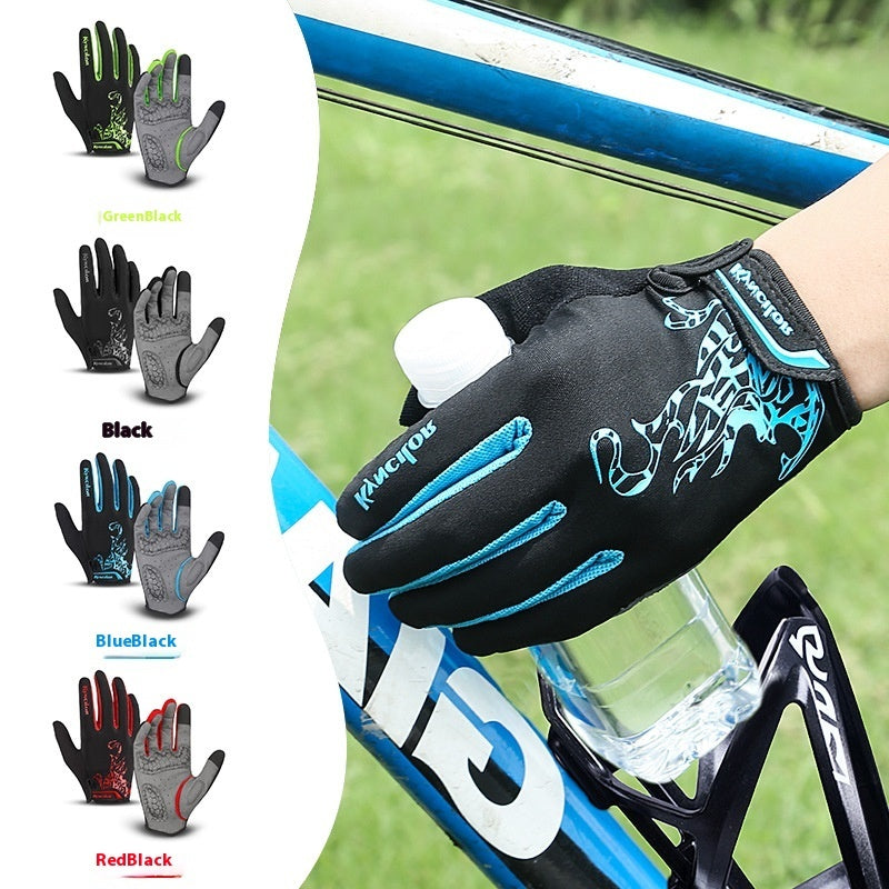 Outdoor Mountain Bike Long Finger Gloves