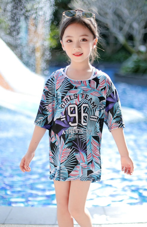 Children's Swimsuit Girl Big Baby Split