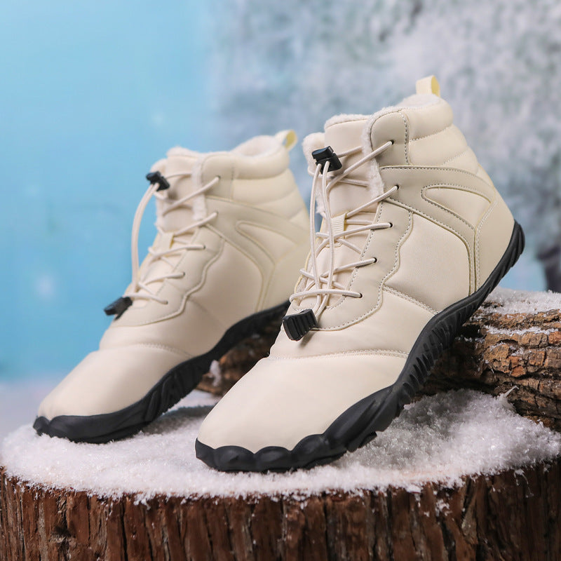 Couple Fleece-lined Hiking Shoes