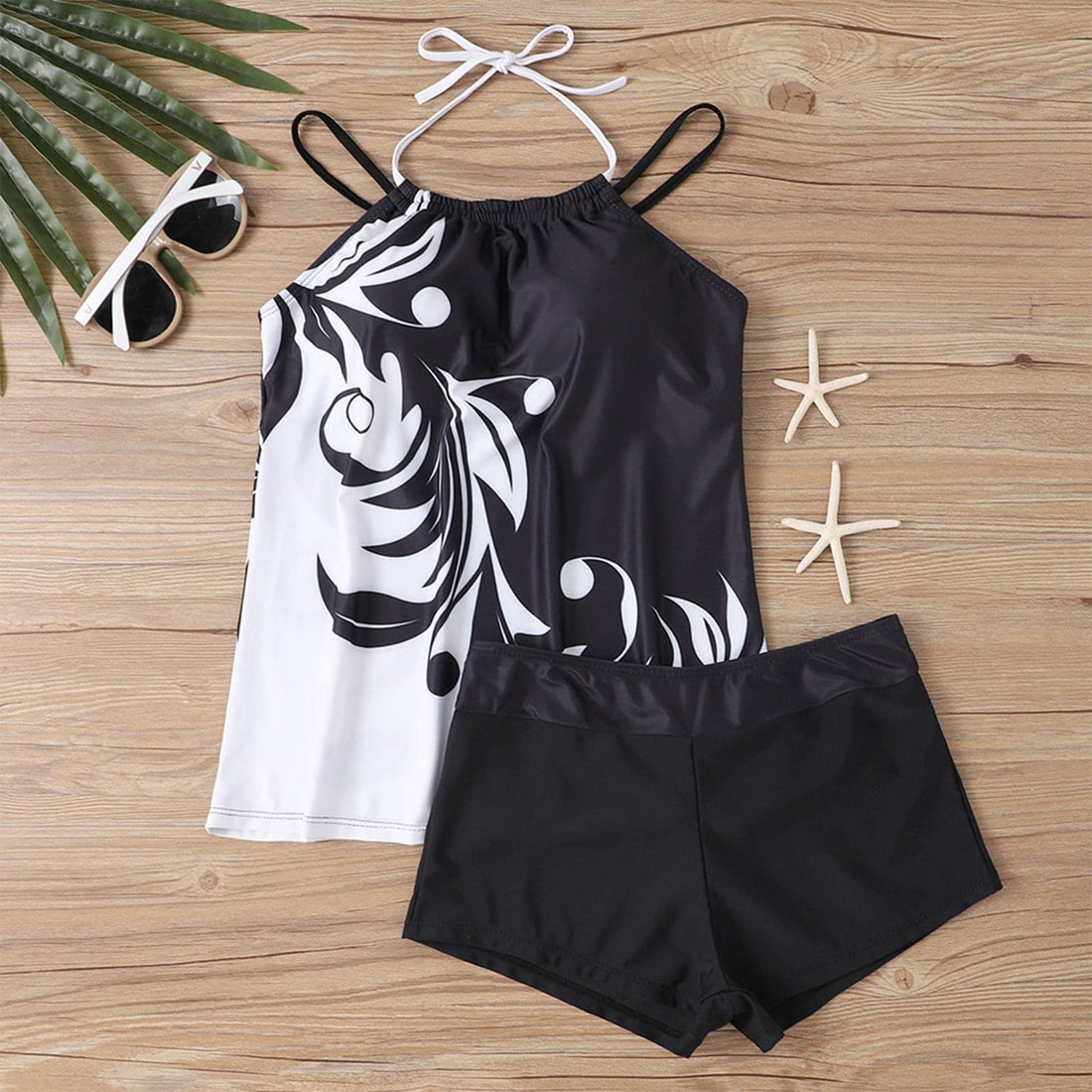 New XL Plus Size Swimwear Two-piece Set