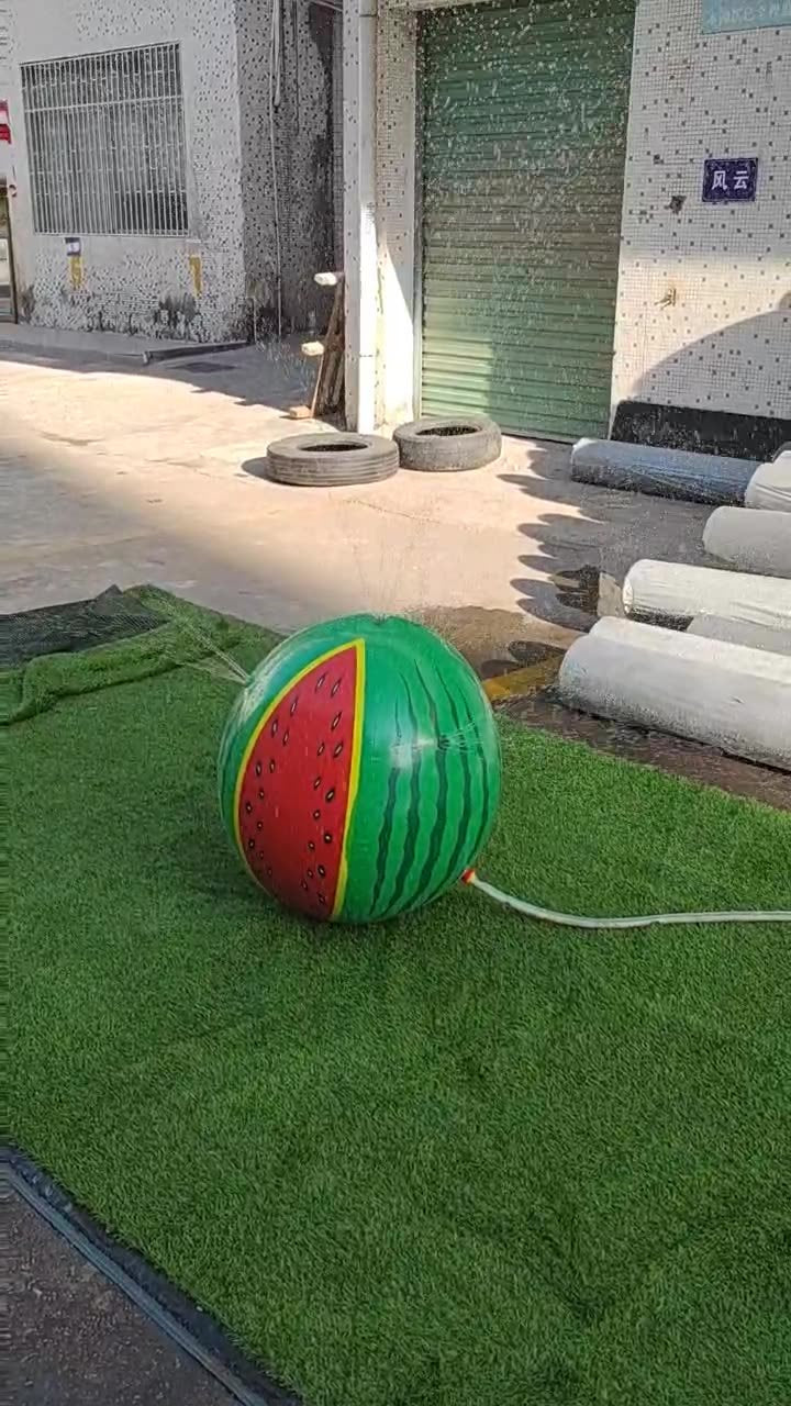 Outdoor Inflatable Watermelon Water Spray Ball