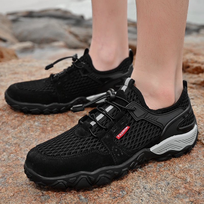 Men's Summer Leather Hiking Shoes