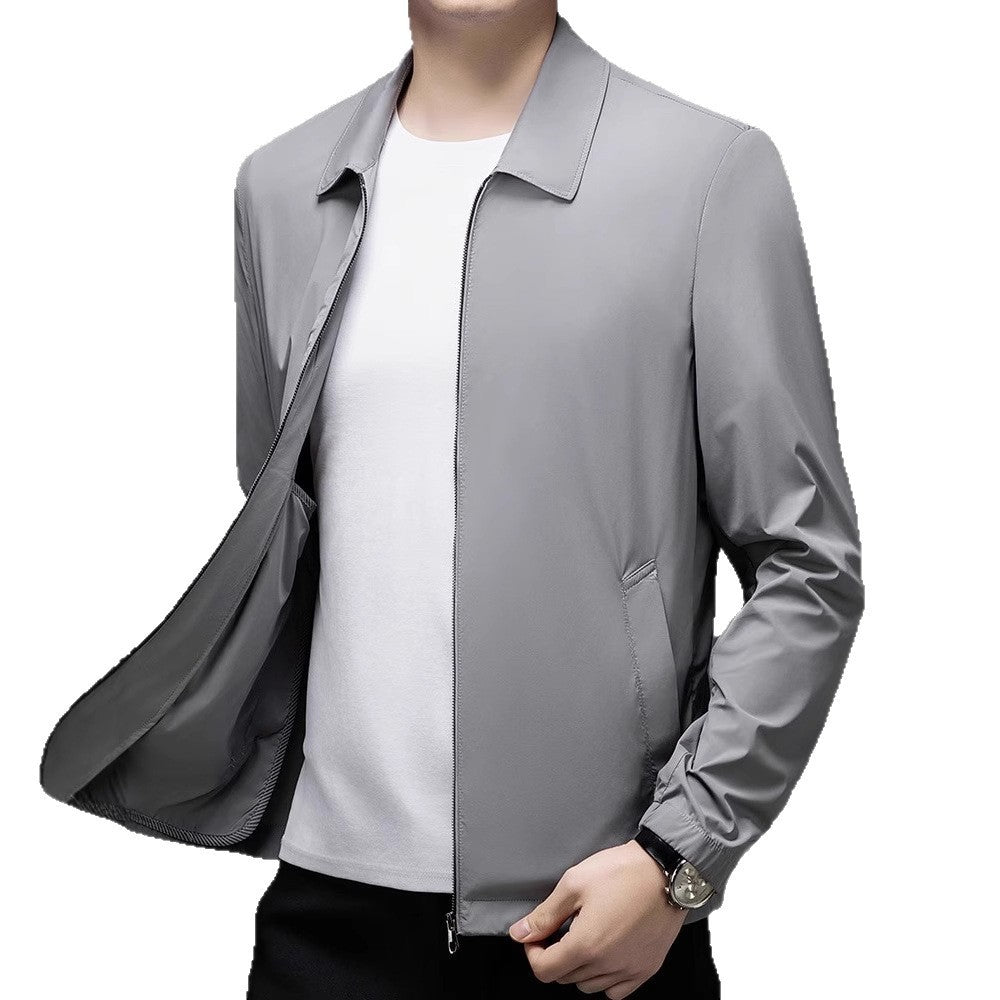 Summer Men's Light Gray Executive Jacket