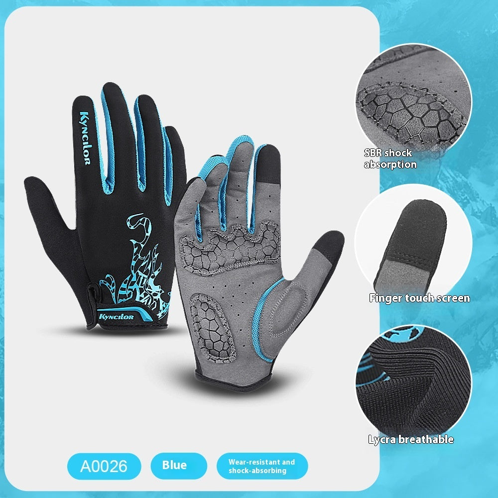 Outdoor Mountain Bike Long Finger Gloves