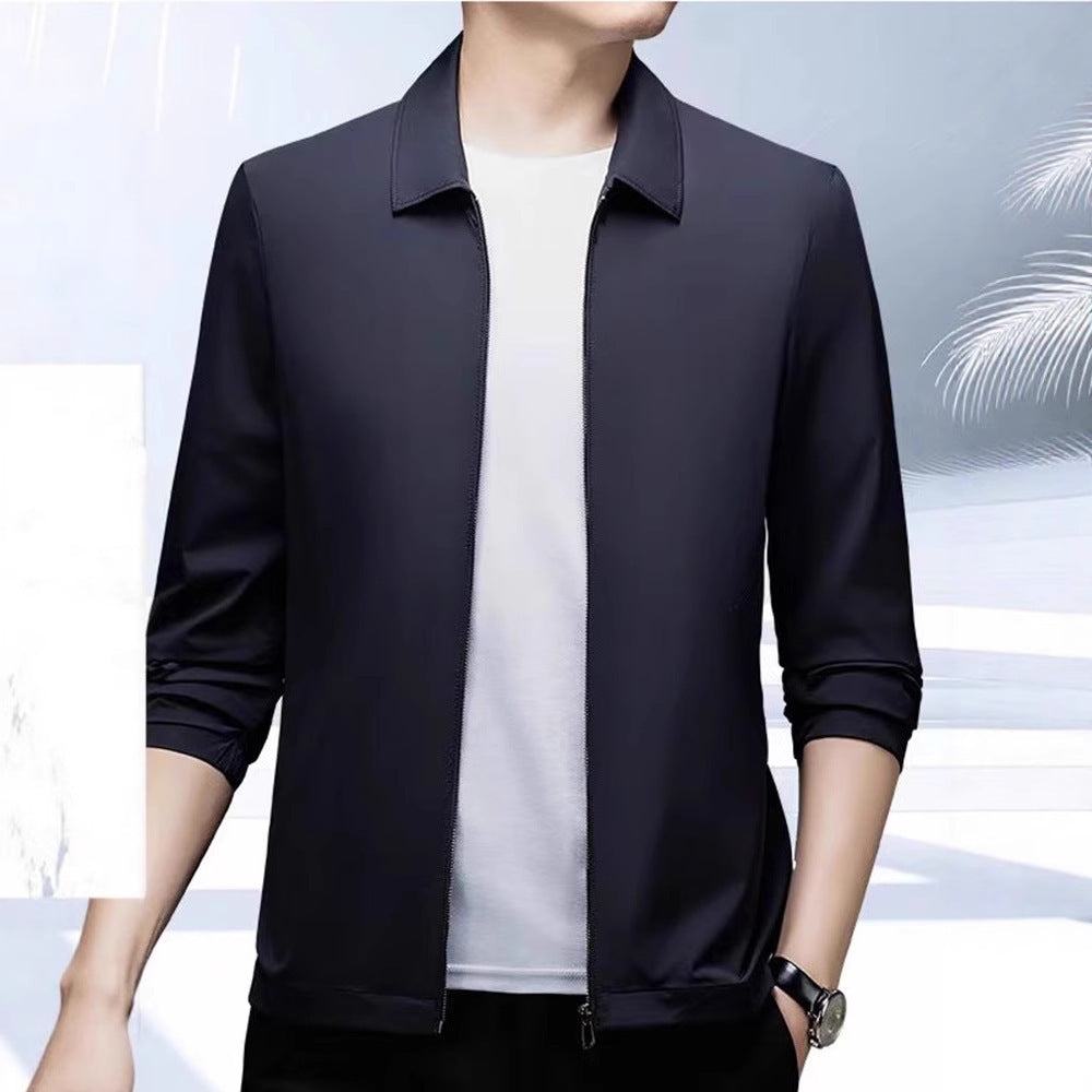 Summer Men's Light Gray Executive Jacket