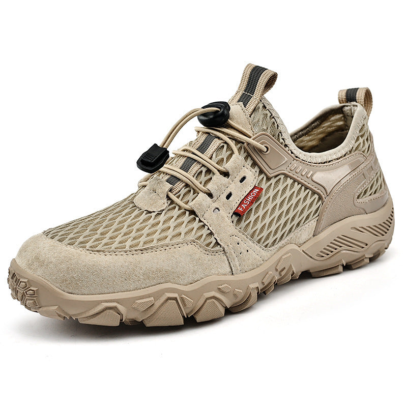 Men's Summer Leather Hiking Shoes