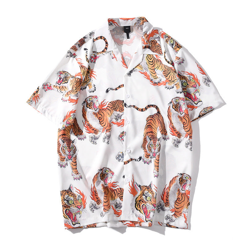 Hawaiian Print Short Sleeve Shirt