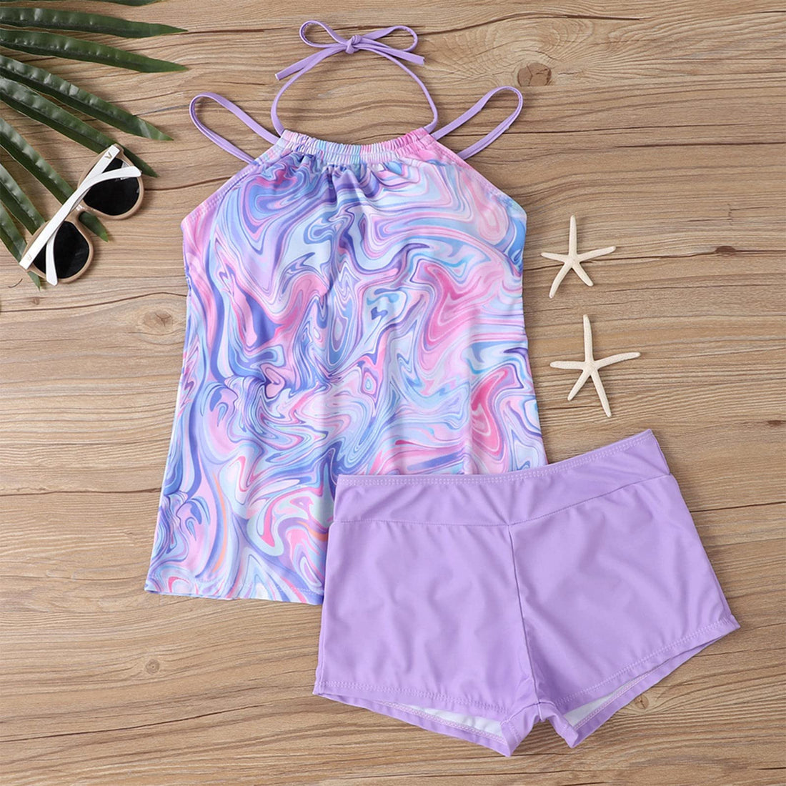 New XL Plus Size Swimwear Two-piece Set