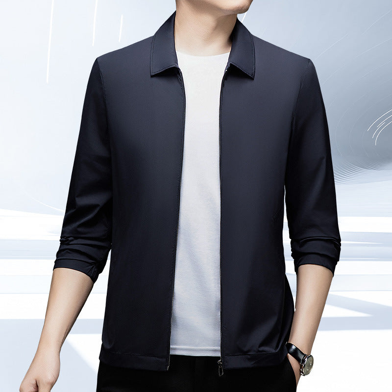 Summer Men's Light Gray Executive Jacket