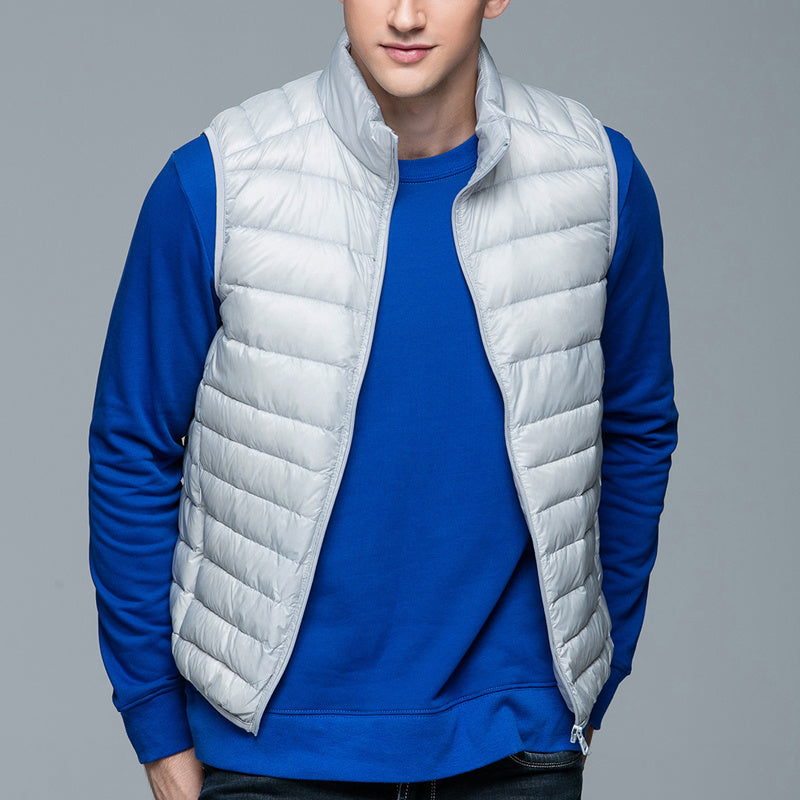 Vest Light White Duck Down Jacket