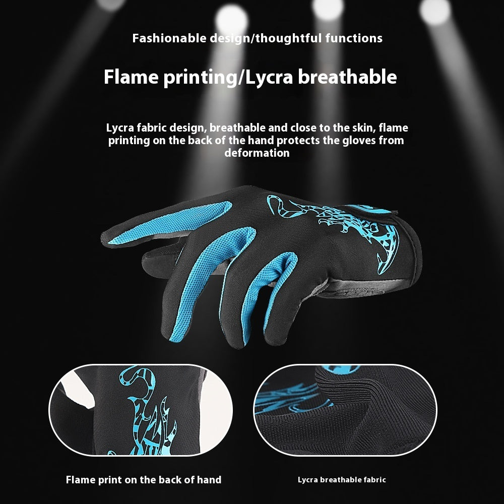 Outdoor Mountain Bike Long Finger Gloves