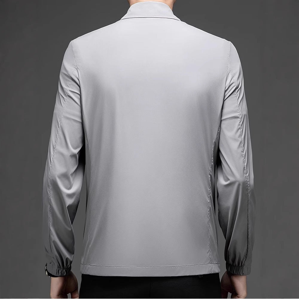Summer Men's Light Gray Executive Jacket