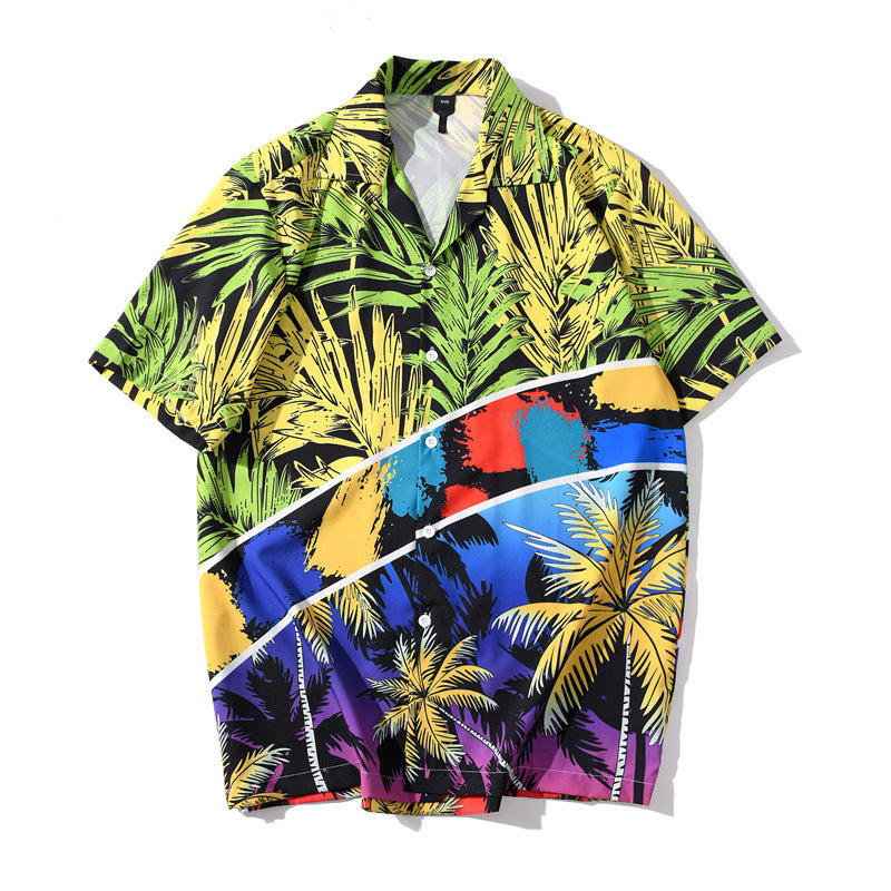 Hawaiian Print Short Sleeve Shirt