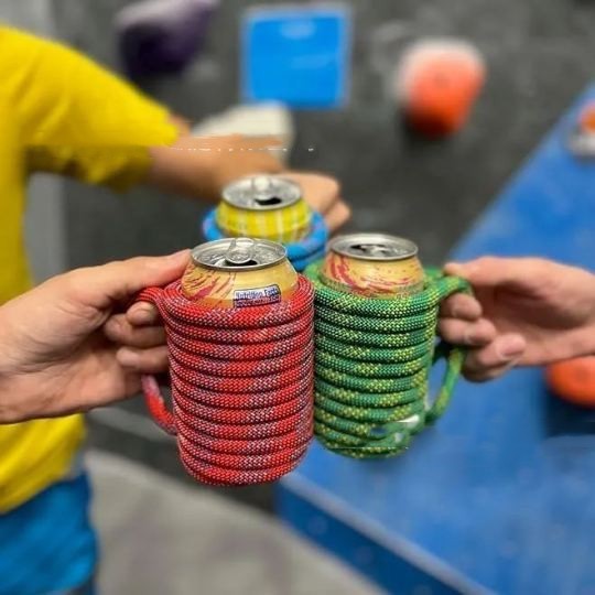 Recycled Rock Climbing Rope Can Cozy